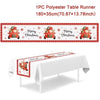 Christmas Table Runner Merry Christmas Decoration for Home Table 2024 Xmas Ornament Navidad Notal Noel Happy New Year Gifts 2025