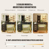 Makeup Vanity with Lights-Vanity Desk with 10 Light Bulbs&3 Color Lighting Modes-Dresser-Makeup Table with Mirror and Chair