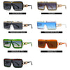 Modern Luxurious Sunglasses for Men Women Square Gradient Designer Unisex Brand Glasses Glamour Fashion Shades UV400