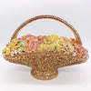 The New Diamond-Encrusted Dinner Baskets Bag Women's Handbag Cross-Body Evening Clutch Flower Elegant Bags Vintage Crystal Bags
