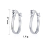 CRMYA Gold Silver Filled 16mm 14mm 12mm Flower Higgle Earring CZ Zircon Hoop Earrings For Women Girls Jewelry Wholesale