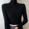 Women Turtleneck Basics Cashmere Sweater Autumn Winter Pullover 100% Merino Wool Knitwear Female Soft Slim Knitting New Top