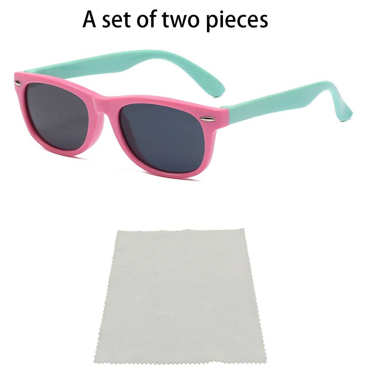 2024 Fashion Brand Children's Color Sunglasses Anti UV Baby Sunshade Anti Blue Light Glasses Girl and Boy Sunglasses UV400