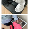 Ladies Magic Sticker Flat Slippers 2025 Summer New Designer Luxury Sandals for Women Elegant Home Flat Slippers Zapatos De Mujer