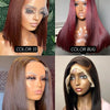 13x4 Lace Front Human Hair Wig Transparent Lace Frontal Wigs For Black Women Short Bob Wig Multiple Remy Straight Natural Wig