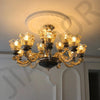 Chandelier Living Room Grand Luxury Crystal Lamp Dining Room Bedroom Decoration French Retro Chandelier Lighting Fixtures