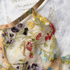 Yimunancy Floral Embroidery Lingerie Set Women Sheer 2-Piece Boho Bra + Panty Underwear Set Intimates