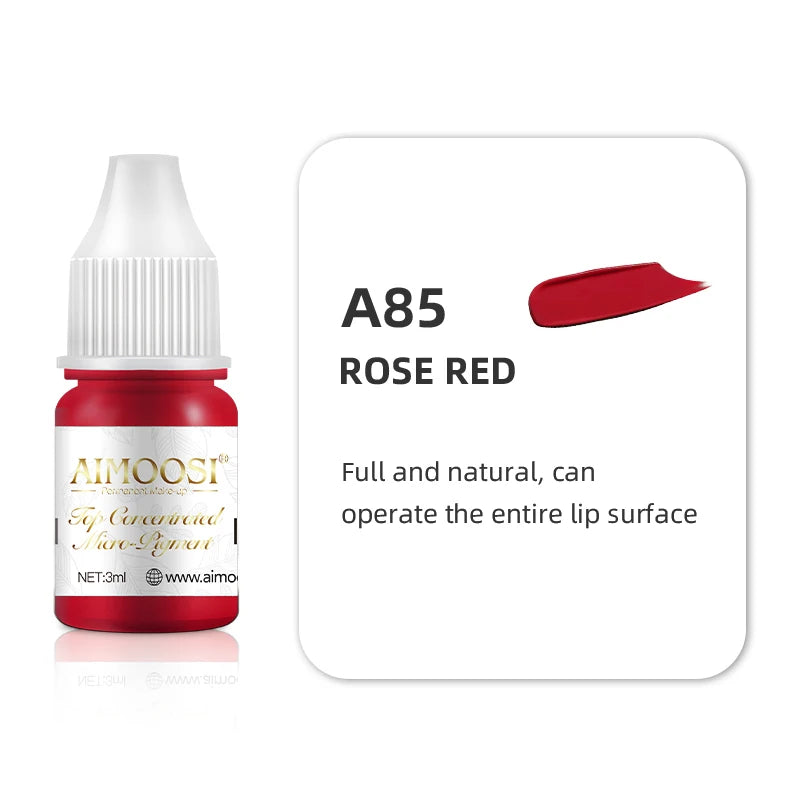 New Top Tattoo Microblading Paint Ink 3ml Pigment For Semi Permanent Body Art Eyebrows Eyeliner Lips Tint Makeup Supplies