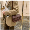 Solid Plaid Crossbody Bags For Women, Chain Decor Fashion Shoulder Bag Ladies Handbag For Daily Used
