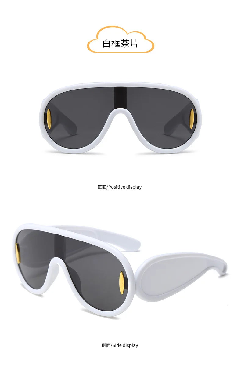Large Frame Integrated SunShade Large Face SunglaSSeS, Children's Fashionable Toad Mirrors, Personalized SunglaSSeS