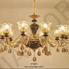 Chandelier Living Room Grand Luxury Crystal Lamp Dining Room Bedroom Decoration French Retro Chandelier Lighting Fixtures