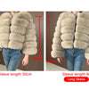 Maomaokong 2025 Natural Real Fox Fur Coat Women Winter Warm Luxury Fur Jacket Detachable Long Sleeves Female Vest Furry Coats