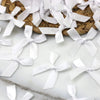 (50 Pcs) 4*4cm Colourful Ribbon Bows Small Size Polyester Satin Ribbon Bow Flower DIY Craft Decoration