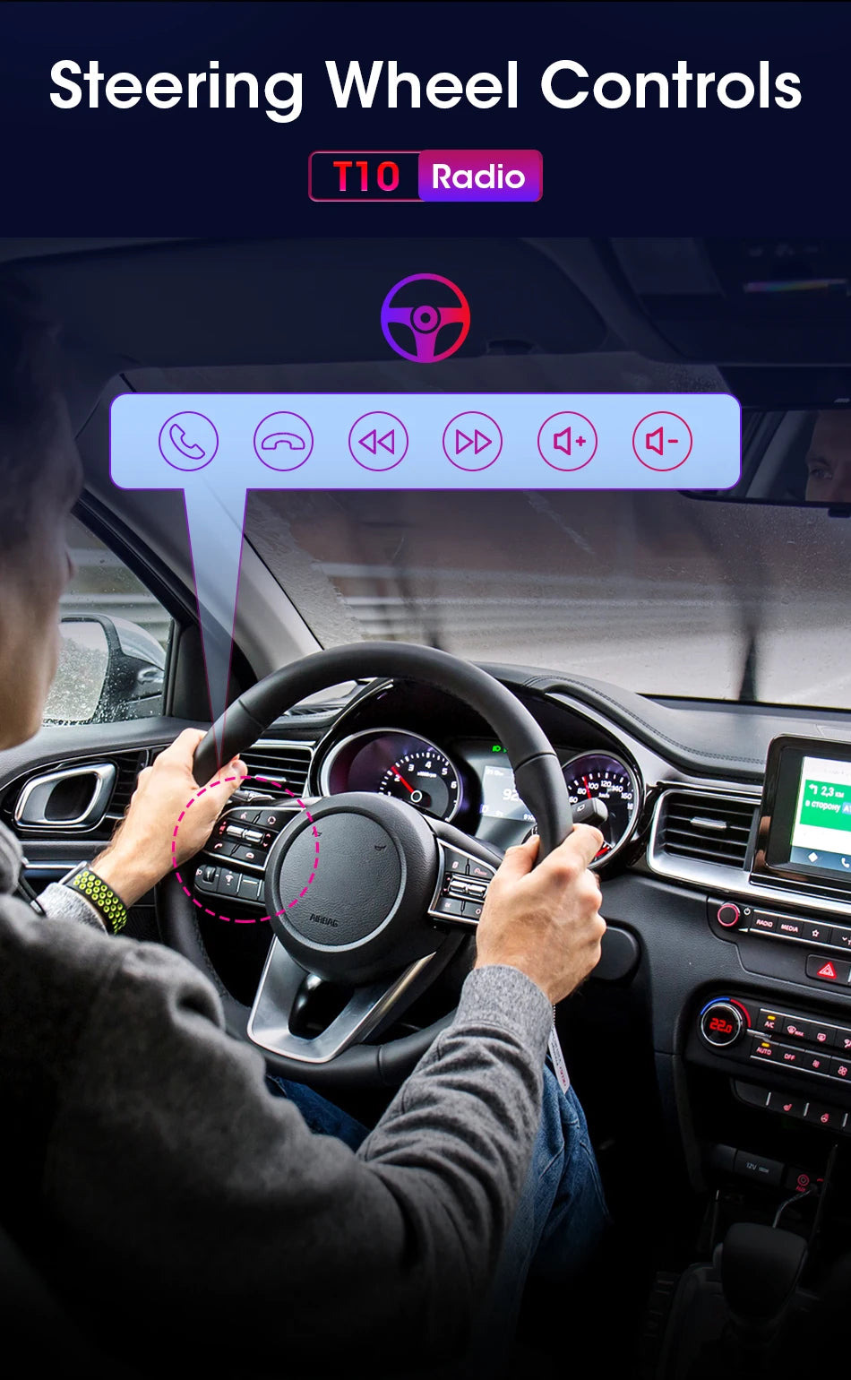 Universal 7 9 10″ 2 din Android 12 Car Radio Multimedia Video Player For Nissan Kia Honda Toyota Volkswagen 4G DSP Carplay Auto