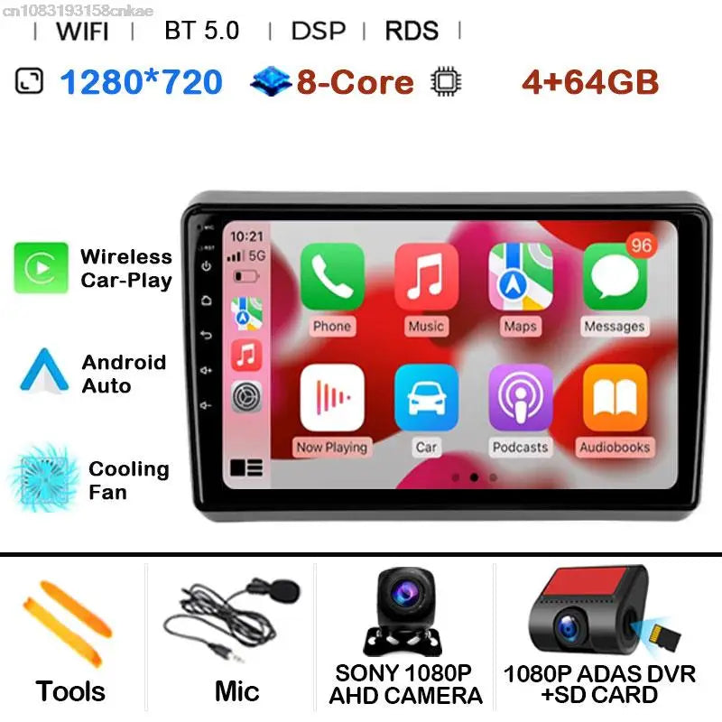 Car Radio Android 14 For Dodge Dart 2012 - 2016 GPS Carplay Multimedia Player DSP BT 2din Head Unit Audio Navigation Stereo Auto
