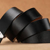 High Quality Smooth Buckle Belt Men's Genuine Leather Pure Cowhide Letter V Jeans Belt for Men Women Luxury Male Belt Designers