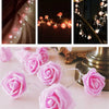 Rose LED Flower String Lights Garland Fairy Lights Romantic Lamp 3M 20LEDs For Wedding Valentines Day Christmas Party Decoration