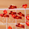 2M 20LED Love Heart String Lights Valentines Day Romantic Decoration Fairy Lights Garland For Wedding Home Decor Valentines Gift