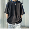 Men Summer Quality T Shirts Manual Suture Harajuku Casual Tshirt For Male 2023 New Neutral Oversize Tees Short Sleeve Tops