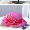 Flower Fascinators Races Hats For Women Elegant Banquet Fascinator Hat Girls Ladies Formal Wedding Dress Fedora Hats