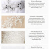Exquisite Wedding Dresses Princess Ball Gowns Pearl Decorate V-Neck A-Line Bridal Gowns Luxury Vestidos De Novia Customized