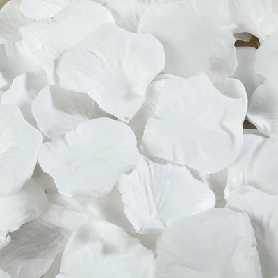 3000/100x White Fake Rose Petals Artificial Silk Rose Flower Petal Multicolor Red Petals for Valentine's Day Wedding Party Decor