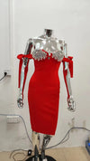 Women's Summer Style Ladies HL Bandage Dress Strap Fashion Sexy Bodycon Mini Dress Evening Party Dress High Quality Vestido