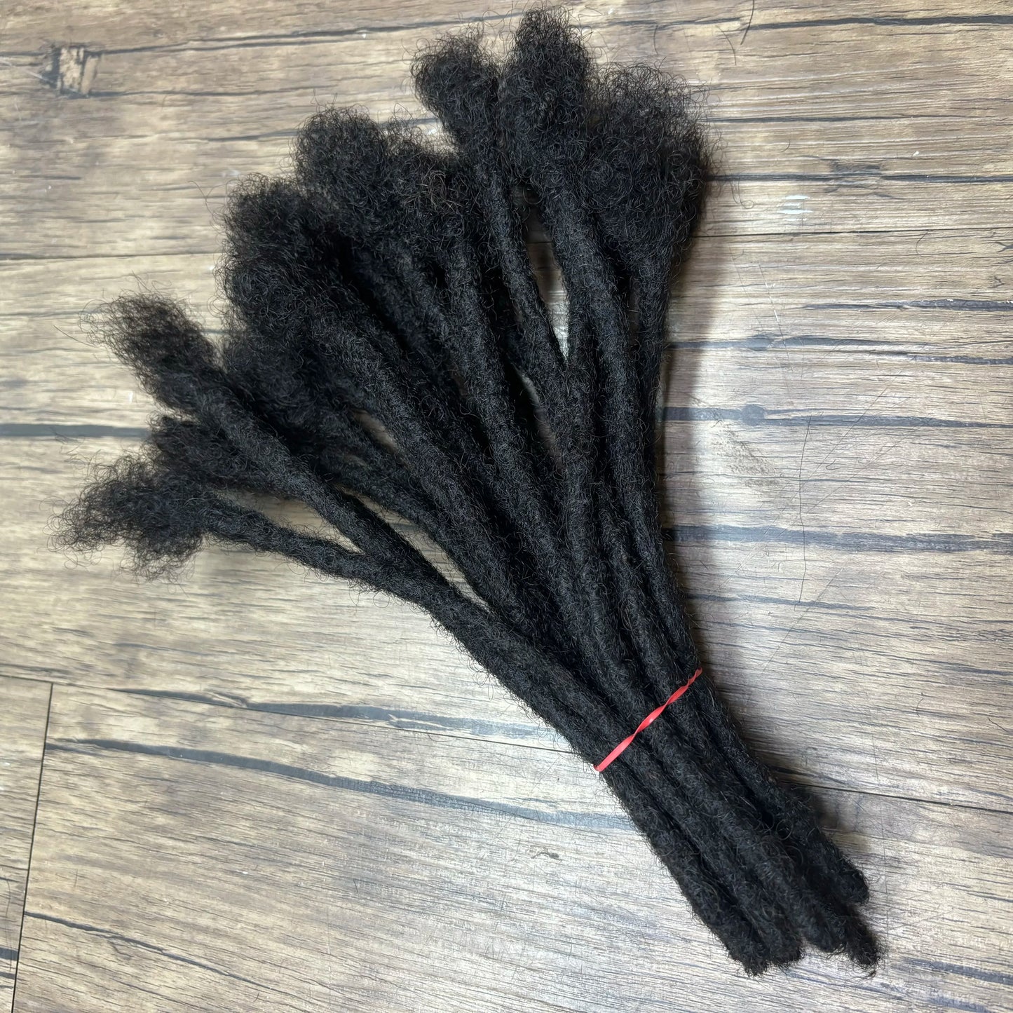 Dreadlock Extensions Real Human Hair For Man/Women 0.6cm Wedth Permanent Loc Extensions 20 Strands 8 Inch Brazilian Dreadlock