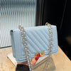 Fashionable Mini Quilted Embossed Chain Shoulder Bag Simple And Versatile Diagonal Crossbody Bag For Women Square Handbag