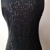 Women's Summer New Item Solid Color Fashion Sequin Light Mature Sexy V-neck Sleeveless Camisole Vest Pullover Top