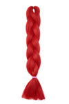 S-noilite Box Braiding Hair Pre Stretched Ombre Jumbo Braids Synthetic Braiding Hair Red Pink Blue Gray 24 Inch Hair Extensions