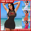 Bikini Swimsuit 2025 New Sexy Slim Fit Backless Swimsuit Hanging Neck Small Lace Split Swimsuit