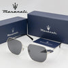 MASERATI Luxury Sunglasses Nylon Sunglasses UV400 Sunglasses for Driving Cycling Beach Outdoor for Men Women Trendy Design