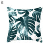 45cm Cushion Case Removable Polyester Green Plant Print Pillowcase Tropical Leaf Cactus Monstera Throw Cushion Cover Home Decor