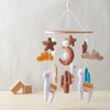 Baby Crib Mobile Rattle Toy 0-12Months Infant Soft Felt Teddy Velvet Pink Bear Bed Bell Hanging Toy Holder Bracket Crib Girl Toy