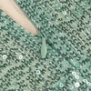 Sexy Halter Deep V Neck Sequins Maxi Dress Women Green Sleeveless Backless Sequined Slim Long Dresses Celebrity Party Gowns
