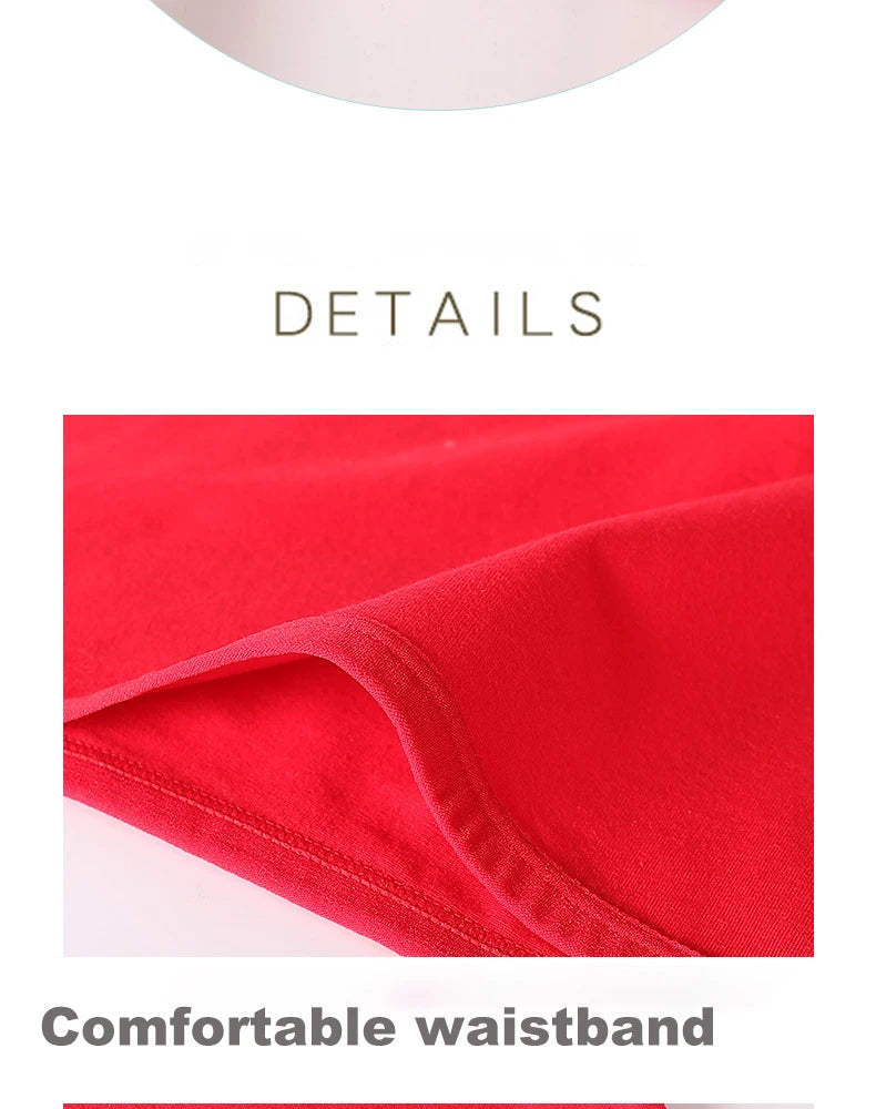 3pcs Cotton Women Panties Lady Plus Size Boxer Underwear High Waist Briefs Solid Color Female Shorts Safety Panty
