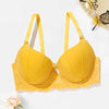 Beauwear Lace Trim Underwire Bra for Women Full Cup Molded Cup Bra Push Up Lingerie