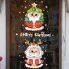 Santa Snowman Christmas Window Stickers Wall Decals New Year 2025 Christmas Home Decor Merry Christmas Xmas Decorations Gifts