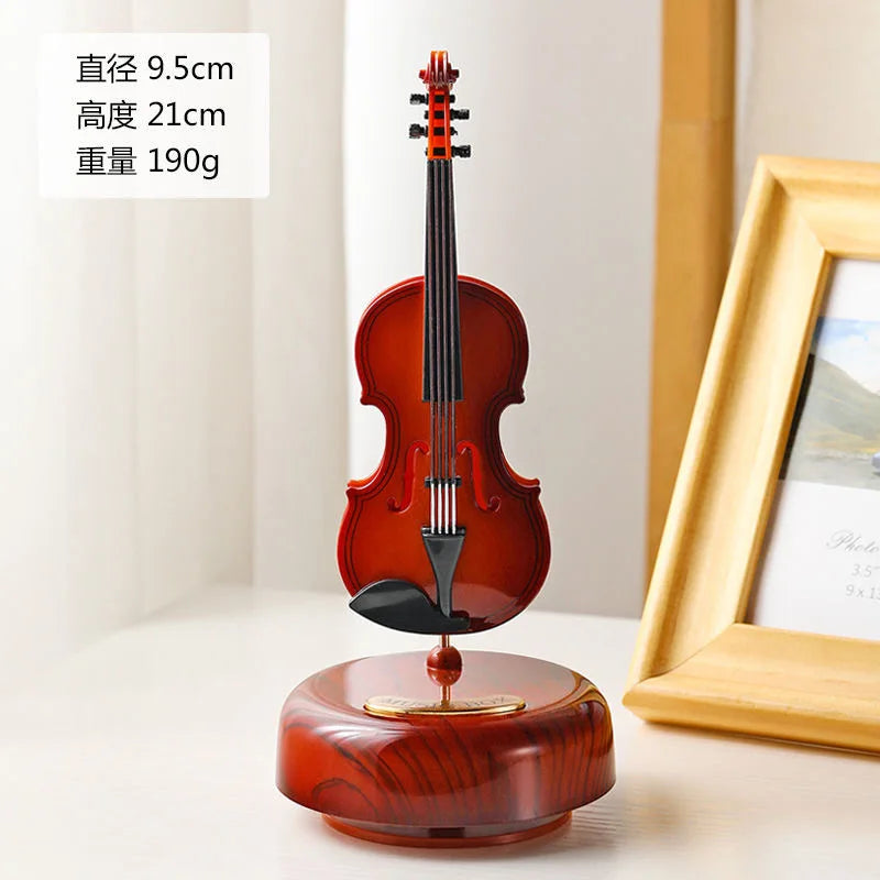 Light Luxury Classic Style Dial Old-fashioned Telephone Music Box Home Desk Porch Home Decoration Living Room Decoration