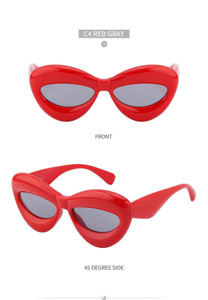 Cat Eye Sunglasses Women Sexy Lip-Shaped Sun Glasses for Female New In Fashion Punk Sunglass Men Gafas De Sol Trending Products