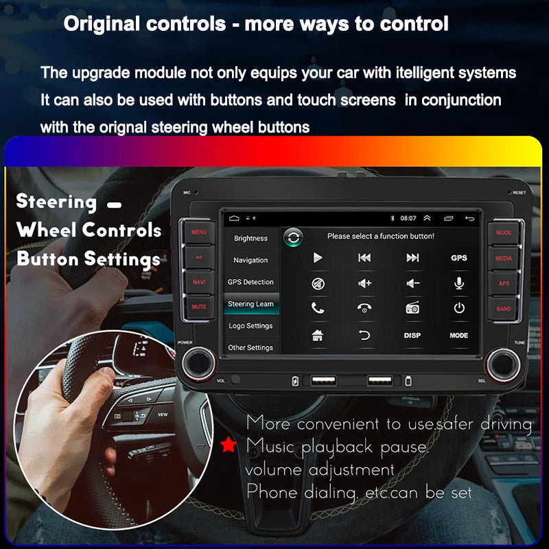Android 13 Car Radio For VW Volkswagen Golf 5 6 Touran Passat B6 Jetta MK5 MK6 Autoradio Multimedia Player Smart car systems