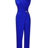 Wmstar Women's Jumpsuits One Piece Outfits Sleeveless Solid Office Lady Summer Sexy Playsuits Overalls Wholesale Dropshipping