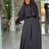 Spring Clothes for Women 2 Piece Sets Women Outfit Lantern Sleeves Suit with Wide Pants and Top High Street Ladies Elegant Sets