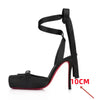 Ladies' New Summer Square Satin High-heeled Sandals with Ankle Straps, Fashionable Party and Banquet Ballet High-heeled Shoes