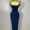 2025 Luxury Shining Diamonds Pearls Sleeveless Bodycon Bandage Long Dress Women Celebrate Evening Party Elegant Birthday Gowns