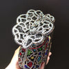 Newest Flower Vase Rhinestone Evening Bags Women Crystal Handbags Metal Chain Elegant Party Bags Luxury Designer Clutch Purse