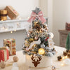 45/60cm DIY Christmas Tree With LED Light Mini Desktop Tree Christmas Decoration New Year Gift Home Christmas Ornaments