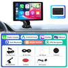 Podofo 8inch Android Monitor 4+64G Carplay Android auto Car Video Player Bluetooth FM AUX Apple Airplay Dashboard Monitor