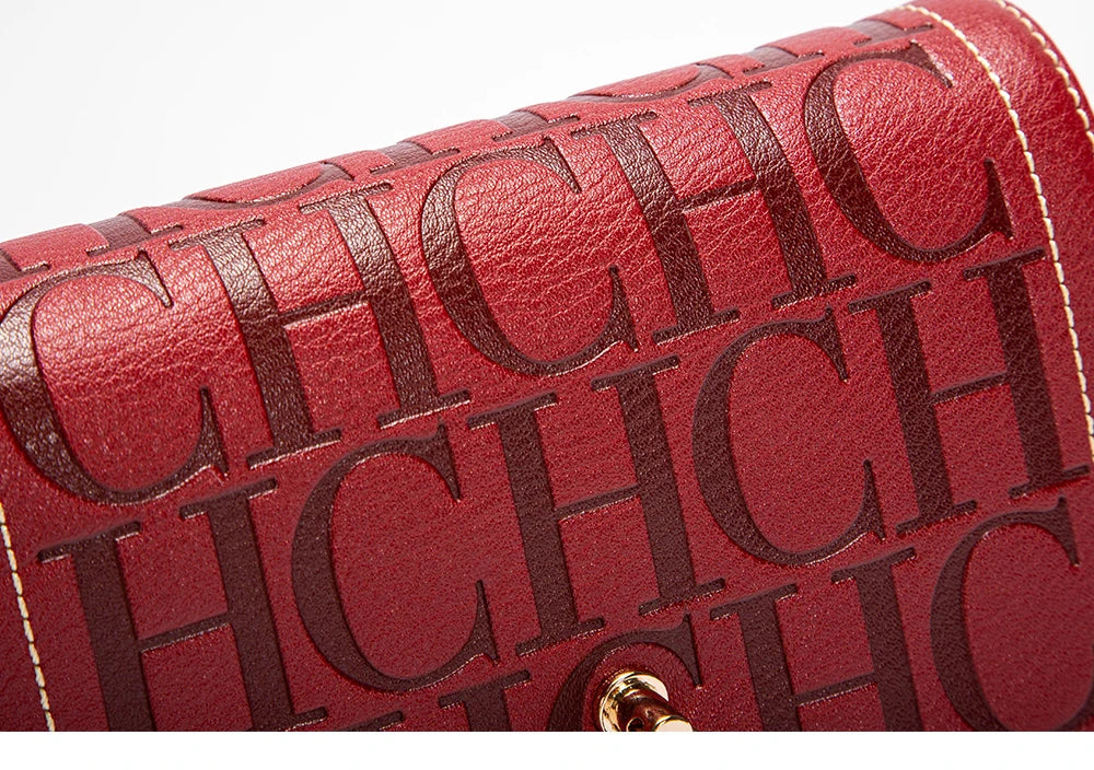 Fashionable Classic Light Luxury Design Exquisite Craftsmanship Women's New Shoulder Bag Letter PU Material Crossbody Bag